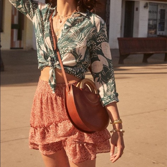 Sezane Dresses & Skirts - Sézane Carolina Skirt Red Paisley